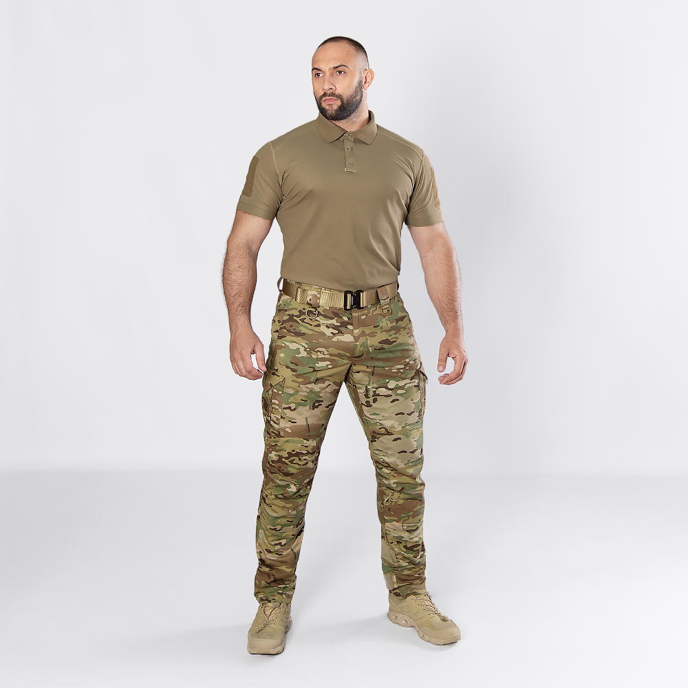 Поло Patrol 2.0 (perf.) CoolPass Pique LT Tan
