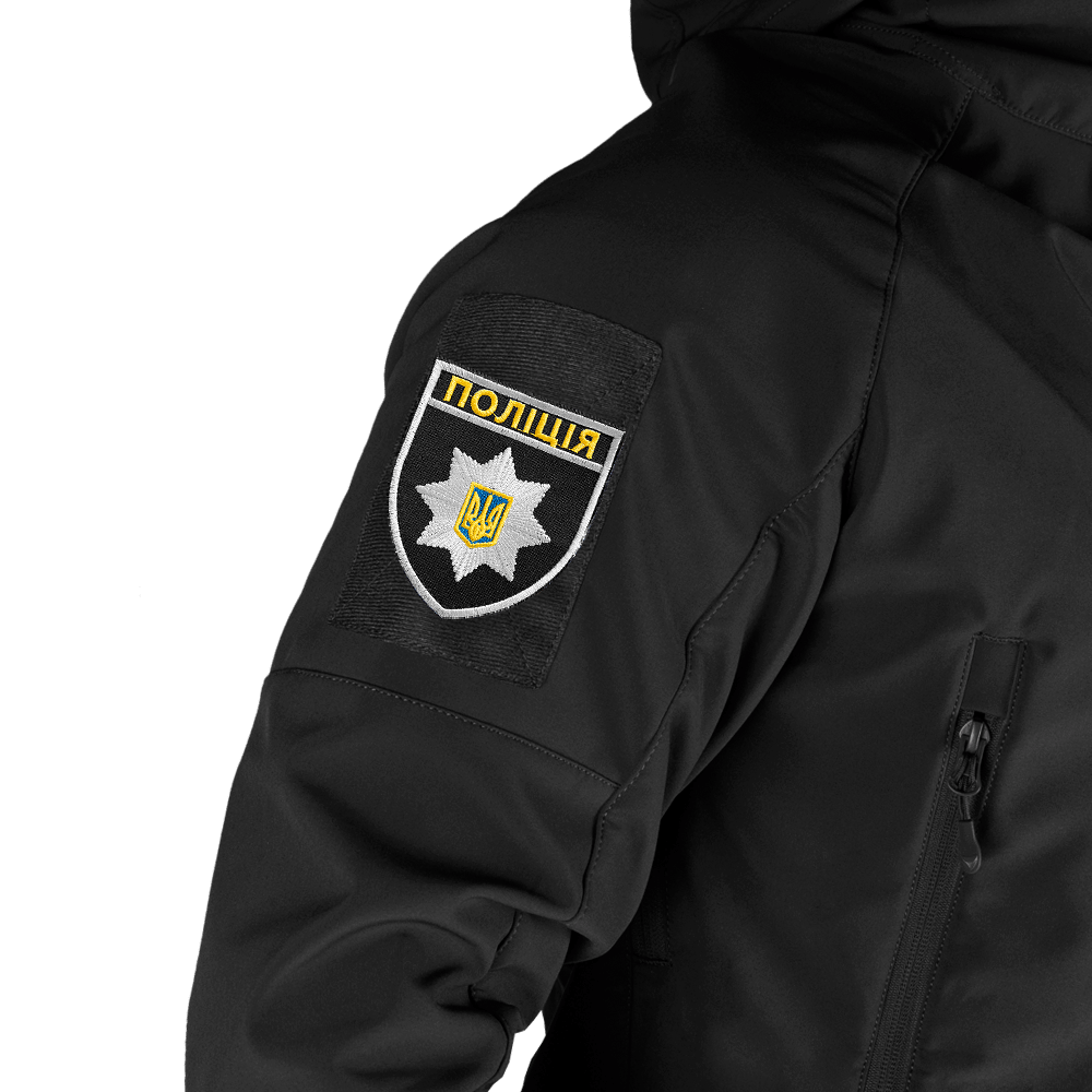 Шеврон/липучка NPU 9,5*8 Чорний