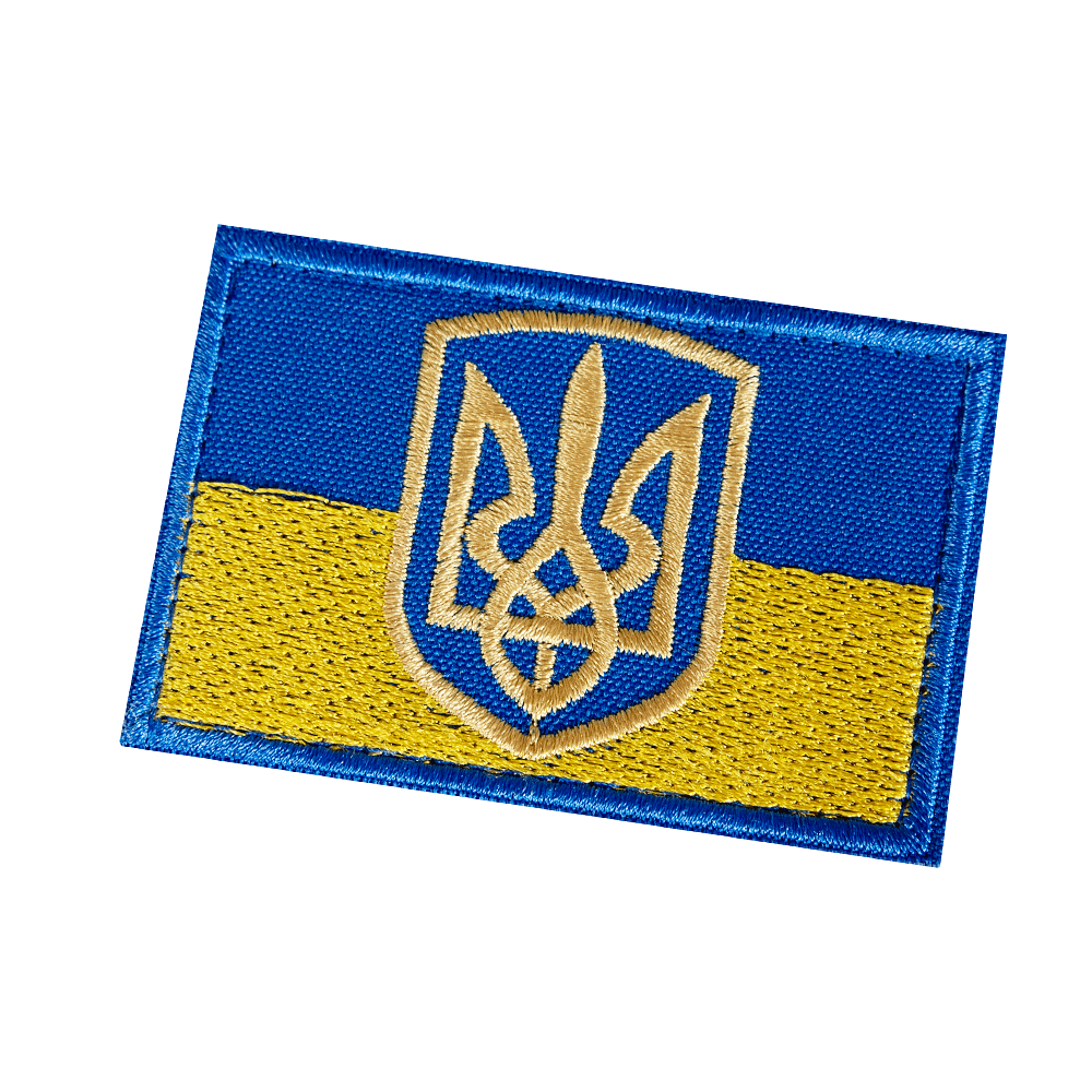 Шеврон/липучка прапор України/Герб