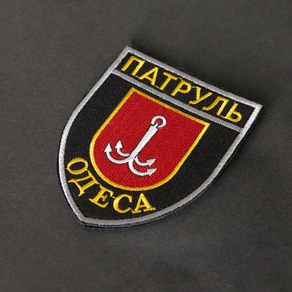 Шеврон/липучка Патруль Одеса Black