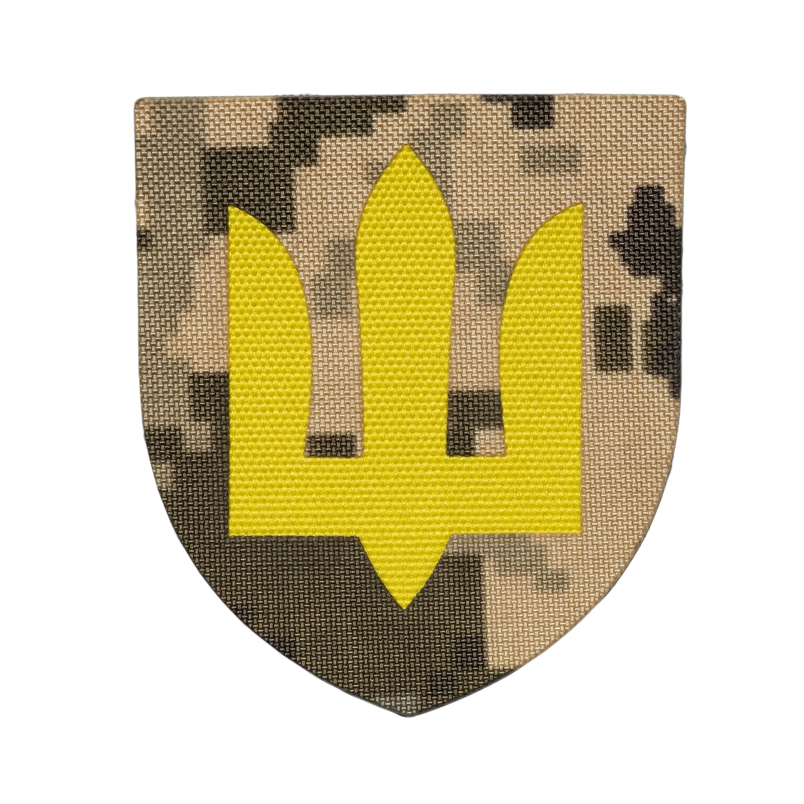 Шеврон/липучка Camotec ЗСУ Сухопутні війська (7*8) MM14/Жовтий