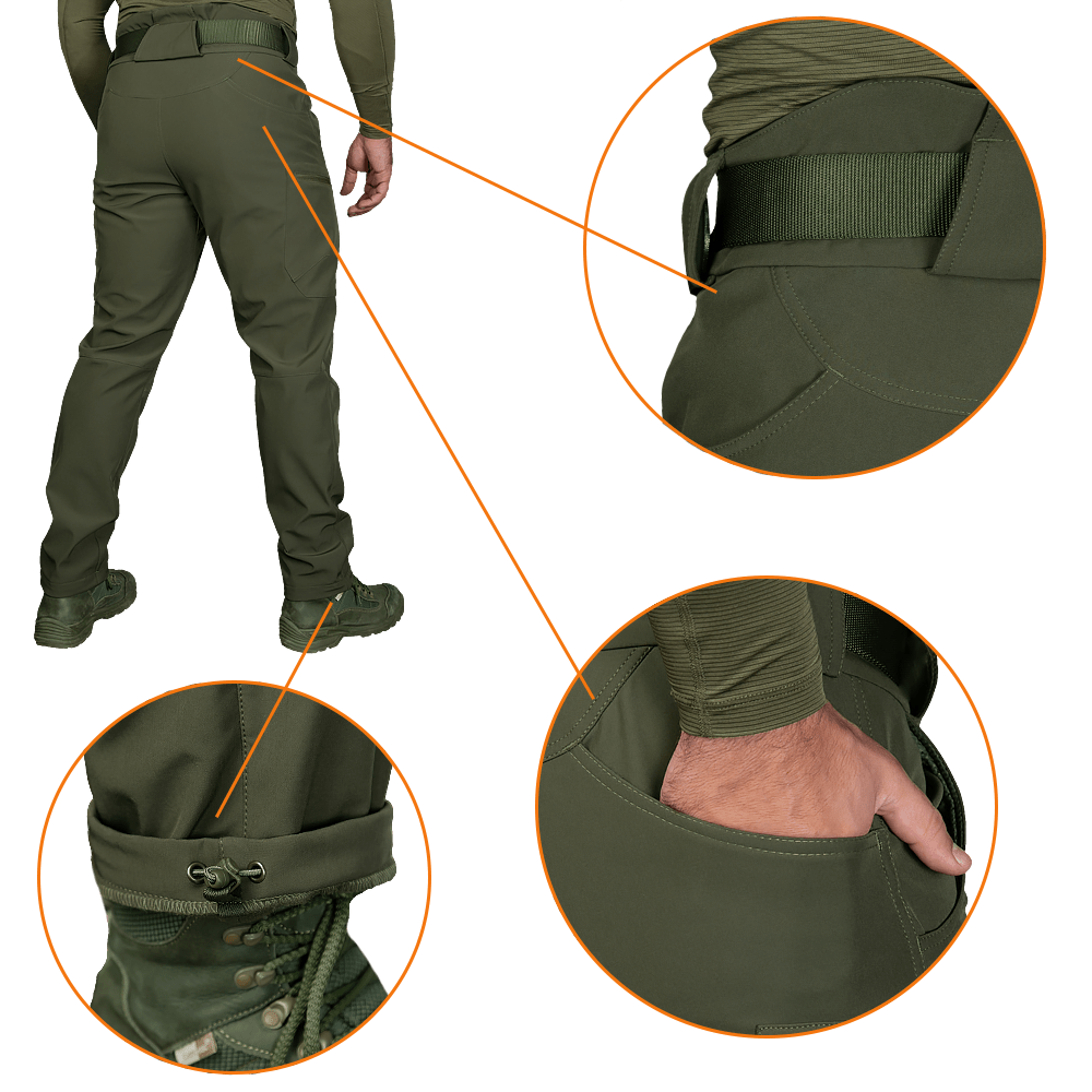 Штани SoftShell Олива