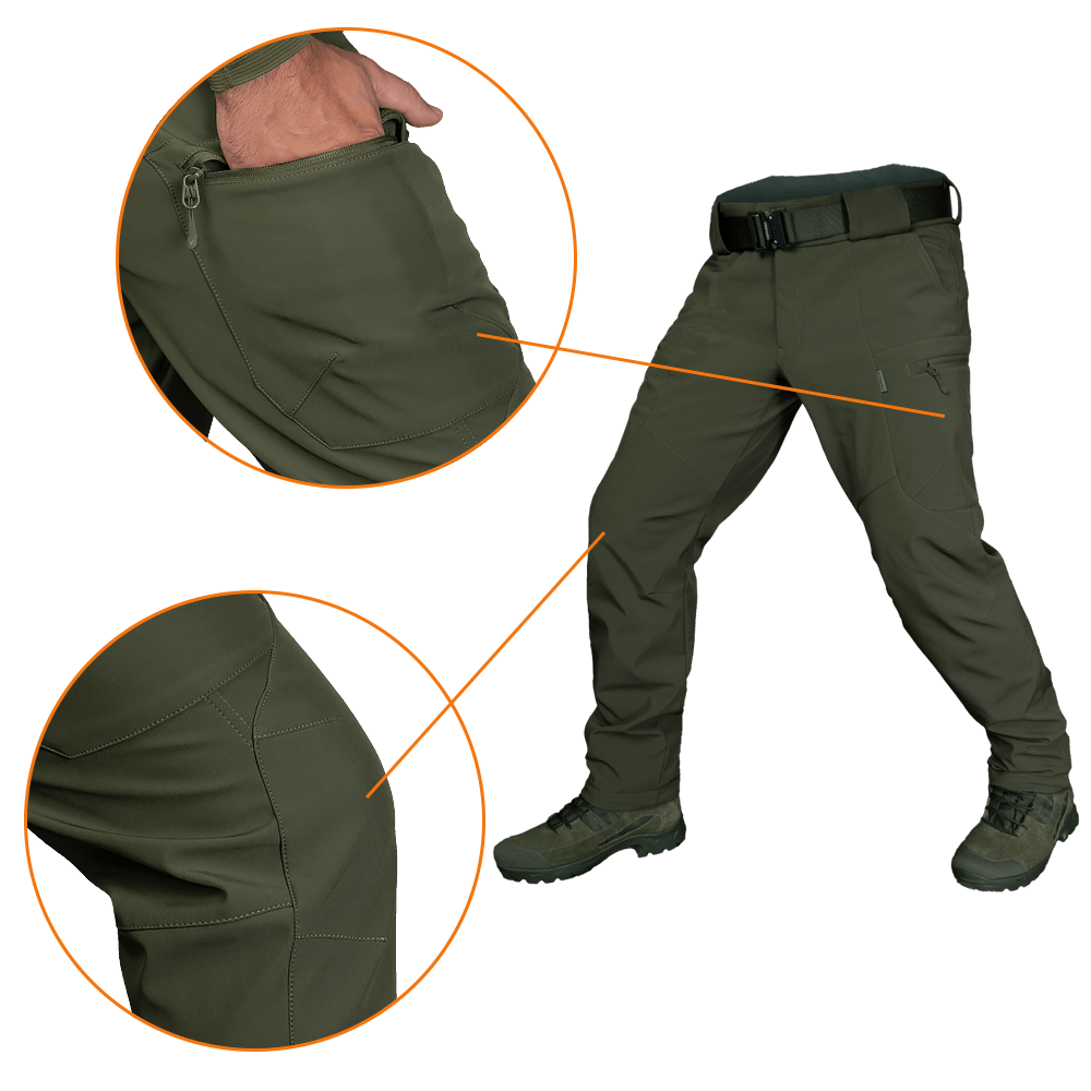 Штани SoftShell Олива