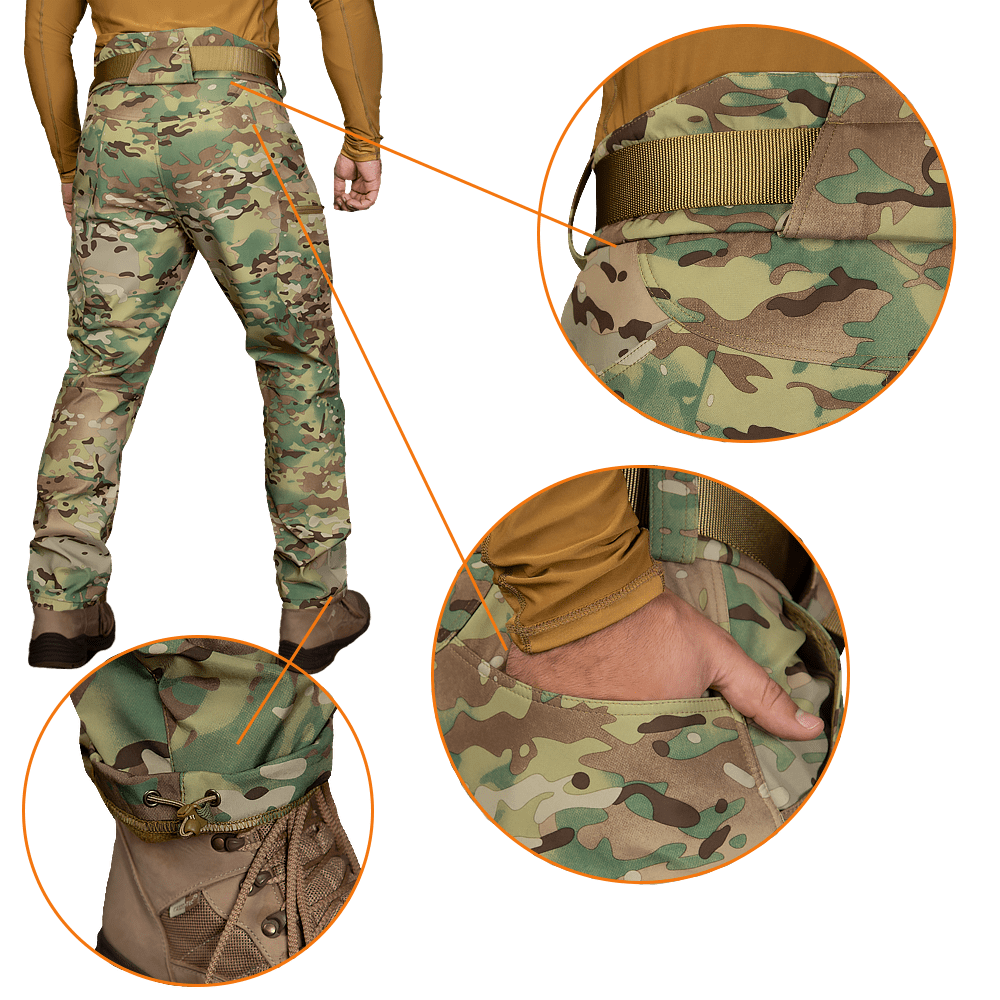 Штани SoftShell Mesh MC