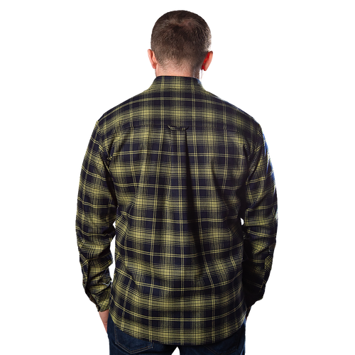 Сорочка “Буревій” (Logo Tan) Lime Green/Navy