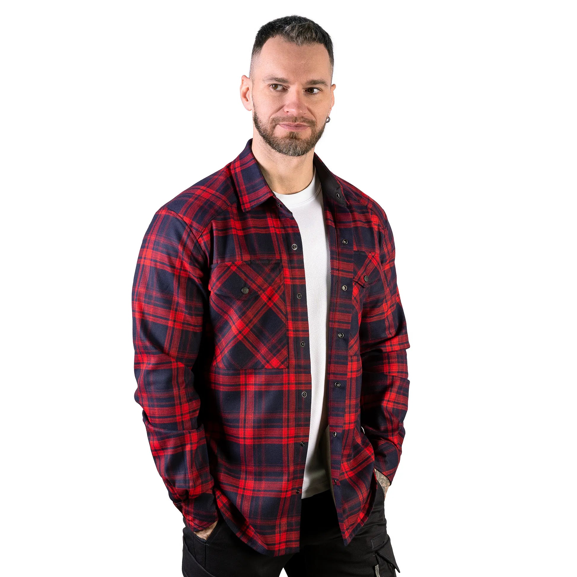 Сорочка "Буревій" Red/Navy