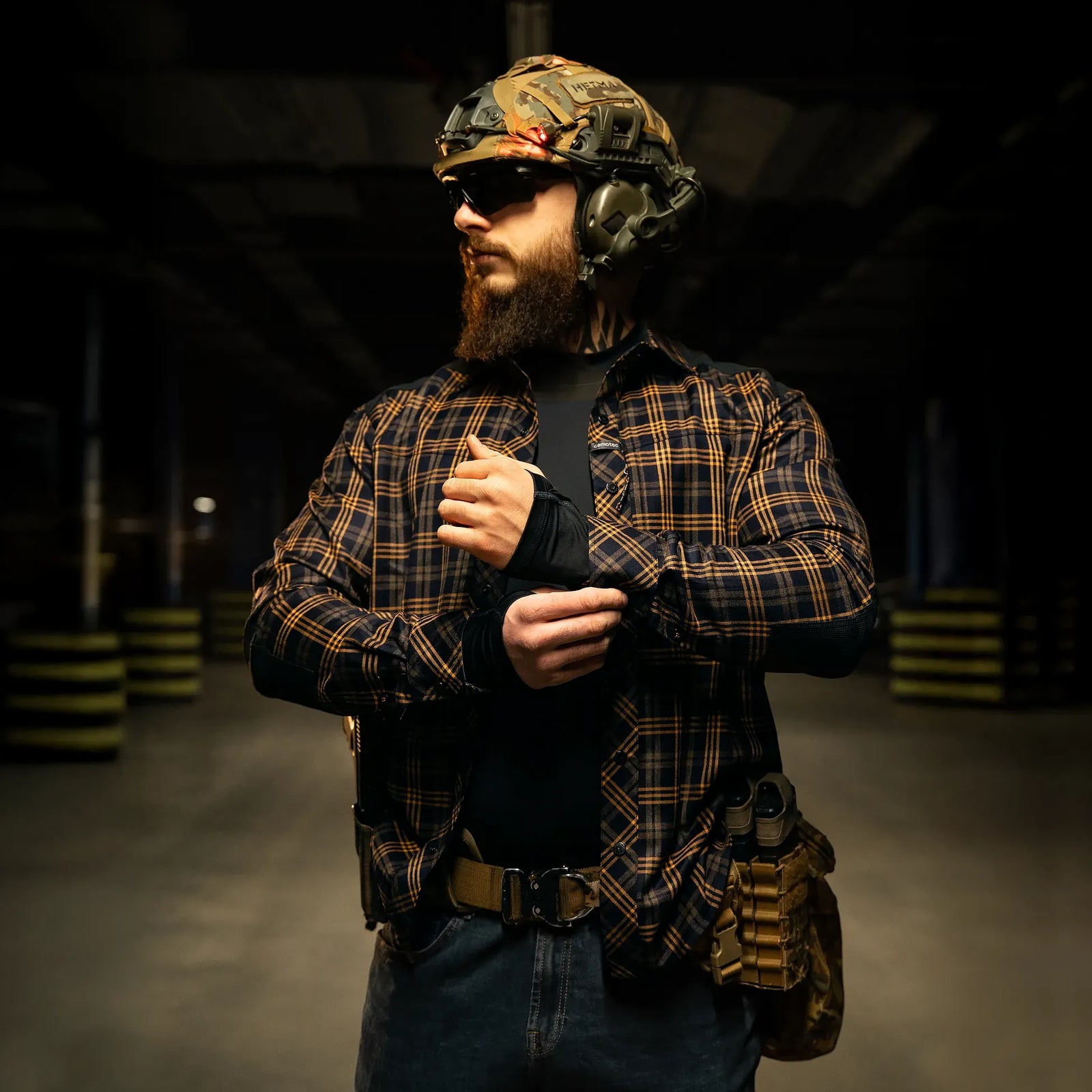 Сорочка тактична "Тайфун" Orange/Navy