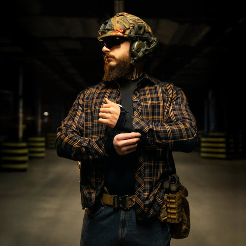 Сорочка тактична "Тайфун" Orange/Navy