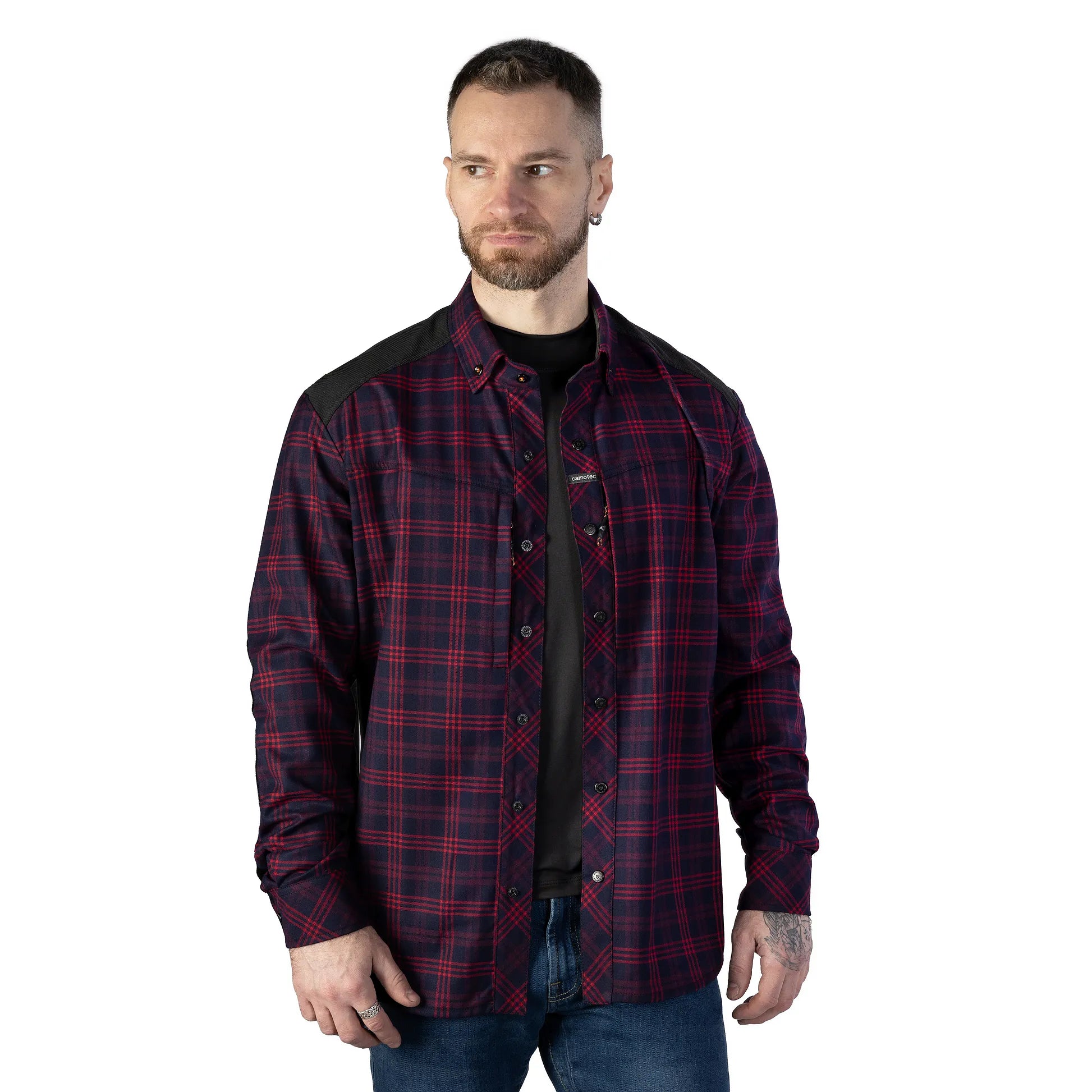Сорочка тактична "Тайфун" Red/Navy