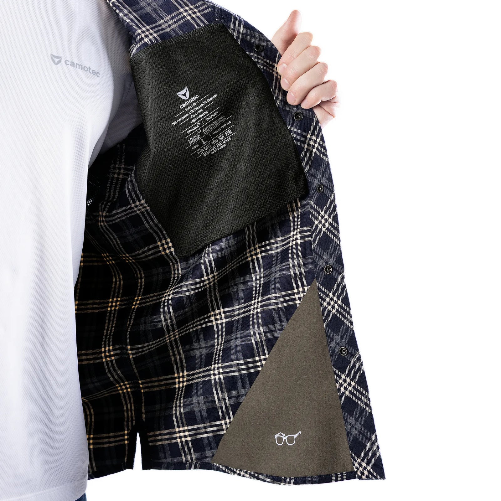 Сорочка тактична "Тайфун" Navy/White