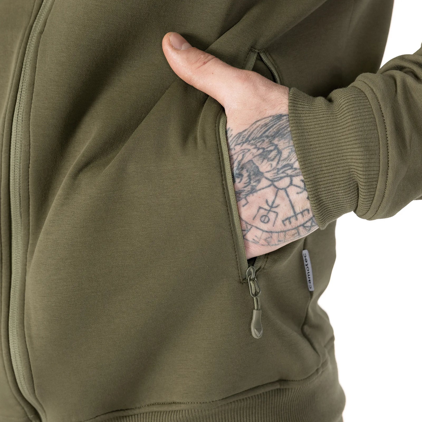 Спортивна кофта FitPro Zip ShapeKnit Олива