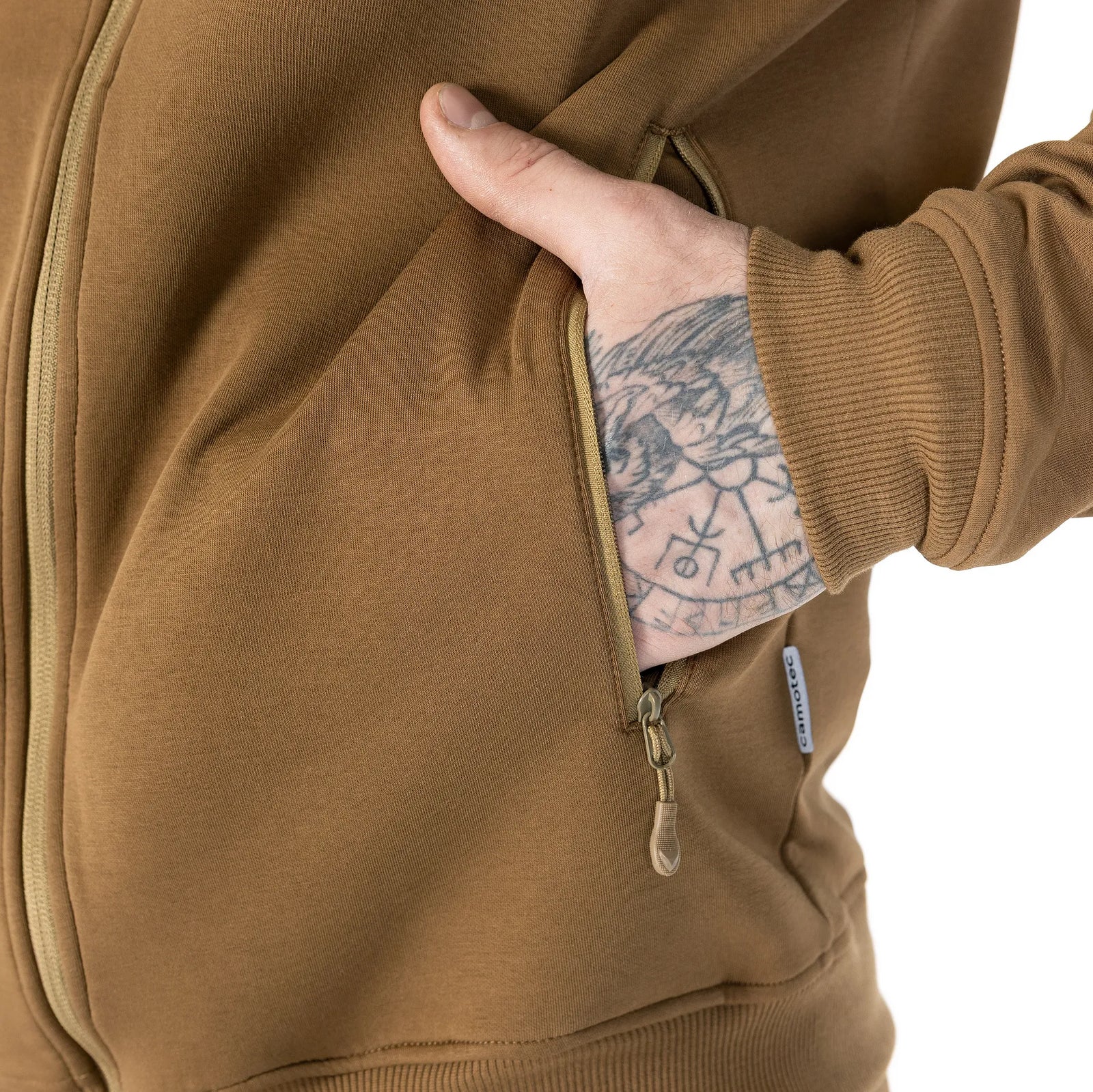 Спортивна кофта FitPro Zip ShapeKnit Койот