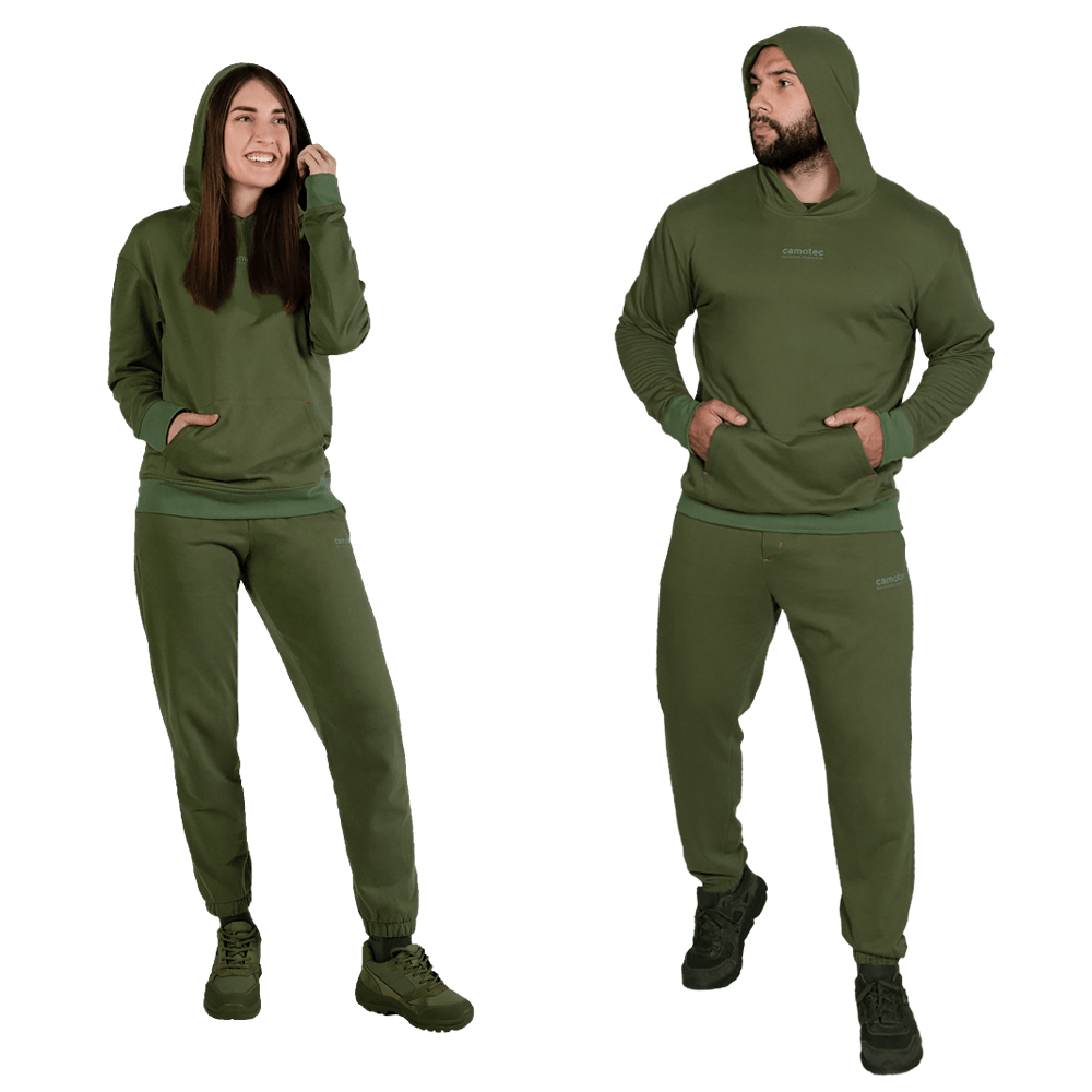 Спортивний костюм Basic Hood Олива